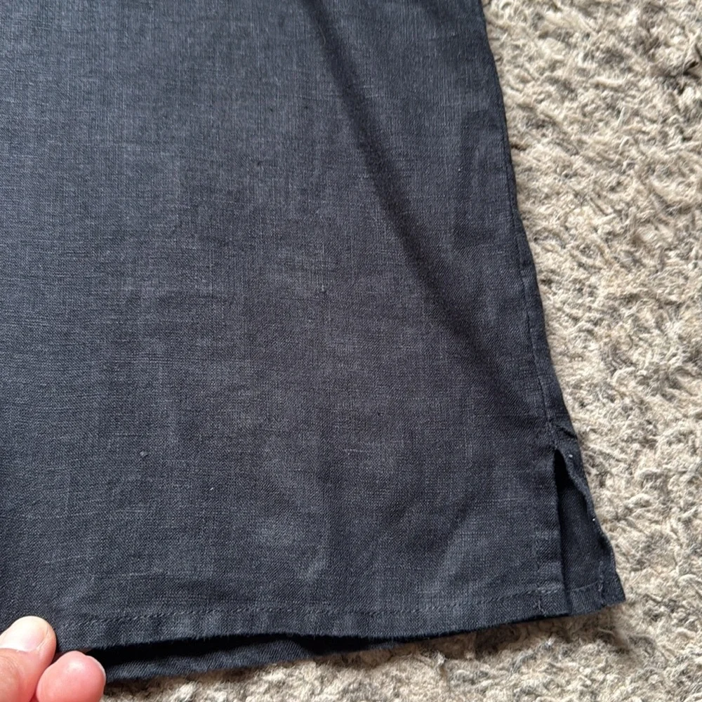 Eileen Fisher linen top - Picture 3 of 4